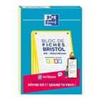 Blok bristolkaarten Oxford 105 x 148, 30 niet-geperforeerde kaarten Q5/5 - Oxford